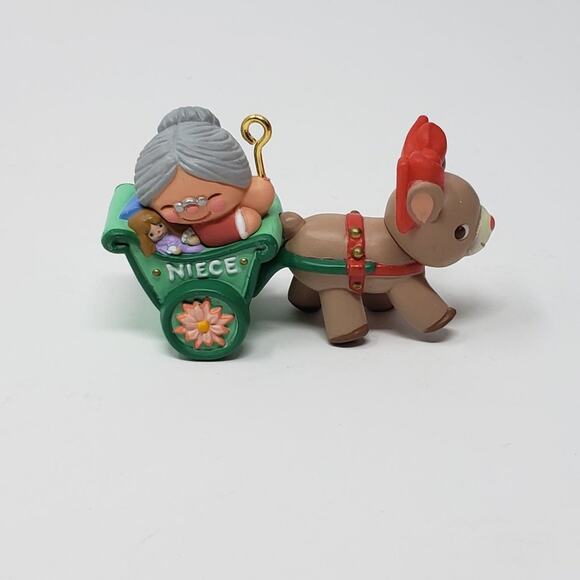 1994 Hallmark Niece Handcrafted Keepsake Holiday Christmas Ornament. - Picture 3 of 8